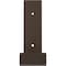 Ekena Millwork Steel Hanging Shelf Bracket, Hammered Brown 2"W x 10"D x 6 1/2"H BKTM02X10X06HSHBR - alternate 4